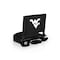 Picnic Time Family Of Brands NCAA West Virginia Mountaineers Gridiron Stadium Seat - Lightweight, Black 627-01-179-834-0 - alternate 1