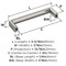 Amerock Metro 3 inch (76mm) Center-to-Center Satin Nickel Cabinet Pull, 25PK 25VMP37289G10 - alternate 3