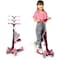 Lifemaster Kids 3-Wheel Scooter w/ Foldable Seat, LED Wheels, Adjustable Handlebar, Indoor/Outdoor Watermelon LIFMS93 - alternate 1