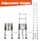 Wrightmaster 14.5 ft. Aluminum Portable Extension Ladder with 300 lb. Load Capacity Type IA Duty Rating for Home ZR-255610 - alternate 5