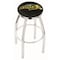 Holland Bar Stool Co 30" Chrome North Dakota State Swivel Bar Stool, Accent Ring L8C2C30NDakSt-B - alternate 1