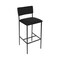 Bfm Seating Meghan Counter Height Stool, Grade 4 Upholstered Seat & Back - Steel Frame - Sand Black Finish JS33HM2140-2140SB - alternate 1