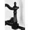 Kingston Brass Two-Handle Wall Mount Bridge Kitchen Faucet, Matte Black KS2440PKX - alternate 3
