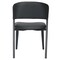 Leisuremod Aspen Collection Modern Dining Chair Black Frame in Black, 4PK ACBL51BL4 - alternate 5