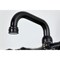 Kingston Brass Double-Handle Wall Mount Bar Faucet, Matte Black KS312MB - alternate 4