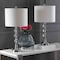 Jonathan Y Paul 26" Crystal/Metal LED Table Lamp, Clear/Chrome, 2PK JYL5041A-SET2 - alternate 8