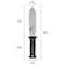 Zenport ZenBori Soil Knife, 6 in Stainless Steel, Serrated Blade K247 - alternate 5