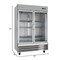 Koolmore 54" 2 Glass Door Commercial Reach-in Refrigerator Cooler with LED Lighting - 47 cu. Ft RIR-2D-GD - alternate 6