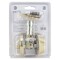 Prosource Signature Series Deadbolt, 3 Grade, Polished Brass, 2-3/8, 2-3/4 in Backset, KW1 Keyway T-D101PB - alternate 3