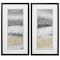 Homeroots 13" X 25" Silver Frame Raindrops, Set Of 2, 2PK 365393 - alternate 1