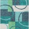 Homeroots 10' X 14' Teal Blue And Green Geometric Washable Indoor Outdoor Area Rug 612598 - alternate 5