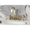 Kingston Brass Bridge Kitchen Faucet with Brass Sprayer, Brushed Brass KS8267DLBS - alternate 4