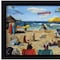 Homeroots 9" X 11" Dog Days Of Summer Black Framed Beach Wall Art 387798 - alternate 4