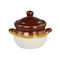 Elama 4 Piece Double Handle 15 Ounce French Onion Soup Bowl with Lid ELM-DHFOSB - alternate 5