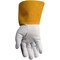 Caiman Premium Goat Grain TIG Welder's Glove with a 4" Gold Extended Cuff 1600-6 - alternate 3