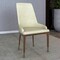 Leisuremod Viva Collection Modern Wooden Dining Chair in Cream, 2PK VC24CR2 - alternate 5
