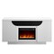 Global Furniture Usa Contemporary Aileen White 66" Entertainment Unit AILEEN-WHT-EU 66 W/LED & SPKR - alternate 1