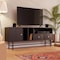 Leisuremod Rochester Rectangular TV Stand with Enclosed Storage and Powder Coated Iron Legs, Phantom Grey RTS60GR - alternate 5