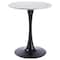 Leisuremod Bristol Round MDF Dining Table - Pedestal Base Kitchen Table, Modern Style BTBL-B31MWT - alternate 7
