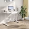 Motionwise Standing Desk, 24 in x48", Adjust Height 28" to 48", White Top, White Frame SDG48W - alternate 5