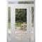 Vdomdoors Front Exterior Prehung Metal-Plastic Door Clear Glass / MANUX 8666 White Silk / Office Commercial a MANUX8666EXD-WS-W12+36+12xH80+12-LH-I - alternate 1