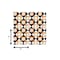 Homeroots 7" x 7" Mini Snowflakes and Squares Peel and Stick Removable Tiles 400502 - alternate 4
