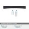 Amerock Willow 3-3/4 inch (96mm) Center-to-Center Matte Black Cabinet Pull, 10PK 10VMP37310MB - alternate 2