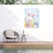 Trademark Fine Art Outdoor Canvas Art Jean Francois 'Easter Bunny' Wall Art for Patios, or Gardens GRL01663-OC1824WR - alternate 1