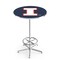 Holland Bar Stool Co 42" Chrome Illinois Pub Table, 36" dia. Top L216C4236IlliniU - alternate 1