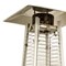 Homeroots 41000 BTU Silver Steel Propane Triangular Pyramid Standing Patio Heater 480574 - alternate 5