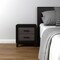Homeroots 22" Black And Gray Wood Two Drawer Nightstand 564652 - alternate 4