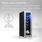 Tcl 1.24 Cu. Ft. 12-Bottle Wine Cooler, Low Noise, Digital Controls, LED Light, Glass Door, Stainless TRW12F6AS - alternate 6