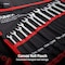 Sunex 12 Pc. Metric Full Polish V-Groove Combination Wrench Set 9917MA - alternate 4