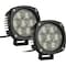 Race Sport Hd Series 4.3In 35W/5,000Lm Round Cree Led Spot Light (Pair) Pr RS-4CREE-35W-2 - alternate 1