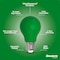 Bulbrite 25-Watt Equivalent Ceramic Green Color A19 Weatherproof Outdoor E26 Medium BaseLED Light Bulb, 10PK 862315 - alternate 2