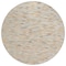 Homeroots 8' Linen And Gray Round Geometric Washable Indoor Outdoor Area Rug 616558 - alternate 7