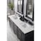 James Martin Vanities 72" D Vanity, Black Onyx w/Eternal Jasmine Pearl Top w/FreePower Wireless Charger 650-V72-BKO-FEJP - alternate 7