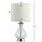 Jonathan Y Playa 21" Metal/Crackled Glass LED Table Lamp, Chrome JYL4035A - alternate 6