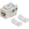 Intellinet Network Solutions CAT6 KEYSTONE JACK  UTP, WHITE, PUNCH-DOWN 210591 - alternate 1