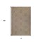 Homeroots 8' Runner Beige Geometric Stain Resistant Indoor Outdoor Runner Rug 531629 - alternate 4