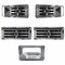 Ilc KENWORTH T800 YEAR 202 DASH KIT SIDE B BREAKDOWN HEATER VENT COVERS INSERTS T800 YR202 DASH KIT SIDE B BREAKDOWN HTR VENT CVRS - alternate 2