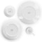 Elama Sienna 18 Piece Porcelain Dinnerware Set in White EL-SIENNA - alternate 9