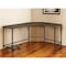 Homeroots 66" Brown and Black L Shape Computer Desk 491512 - alternate 5