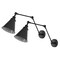 Jonathan Y Rover 7 in. Classic Industrial Metal Adjustable Arm LED Wall Sconce, Black, 2PK JYL7462E-SET2 - alternate 7