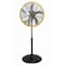 Edendirect 20 in. 3 Speeds High Velocity Pedestal Oscillating Fan in Yellow with Powerful 1/5 HP Motor IR-FANPD20W - alternate 1