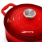 Megachef 7 Piece Enameled Cast Iron Cookware Set in Red 750124525M - alternate 5
