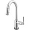 Brizo Litze Smarttouch Pull-Down Prep Faucet with Arc Spout, Knurled Handle Chrome 64943LF-PC - alternate 1