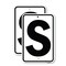 Signmission Sign with Letter S, 12'' X 18'' 2 Signs, Heavy Gauge Aluminum, 2PK A-1218-2PACK-22928 - alternate 1
