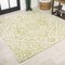 Jonathan Y Estrella Bohemian Medallion Textured Weave Cream/Green 5 ft Square Indoor/Outdoor Area Rug SMB105E-5SQ - alternate 1