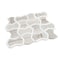 Apollo Tile Mirage 10x10 Warm Beige White Marble White Mosaic Bowtie Wall and Floor Tile (3.68 sq ft/case), 5PK APLSAH88IR05A - alternate 4